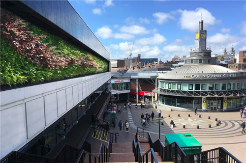 Liverpool’s St Johns Shopping Centre set for striking new green wall