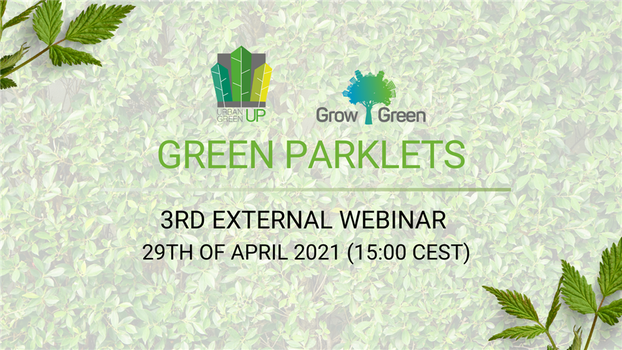 URBAN GreenUP Webinar: Green Parklets