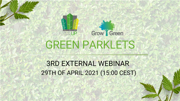 URBAN GreenUP - Webinar Invitation
