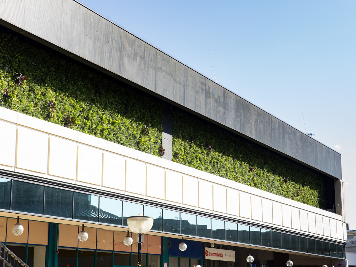 St Johns Liverpool - Green Wall - credit Karl Glenn